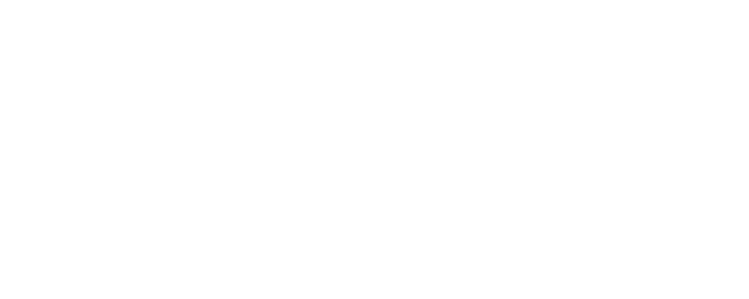 Desai startup accelerator logo in WHITE. Double chevron icon next to text.